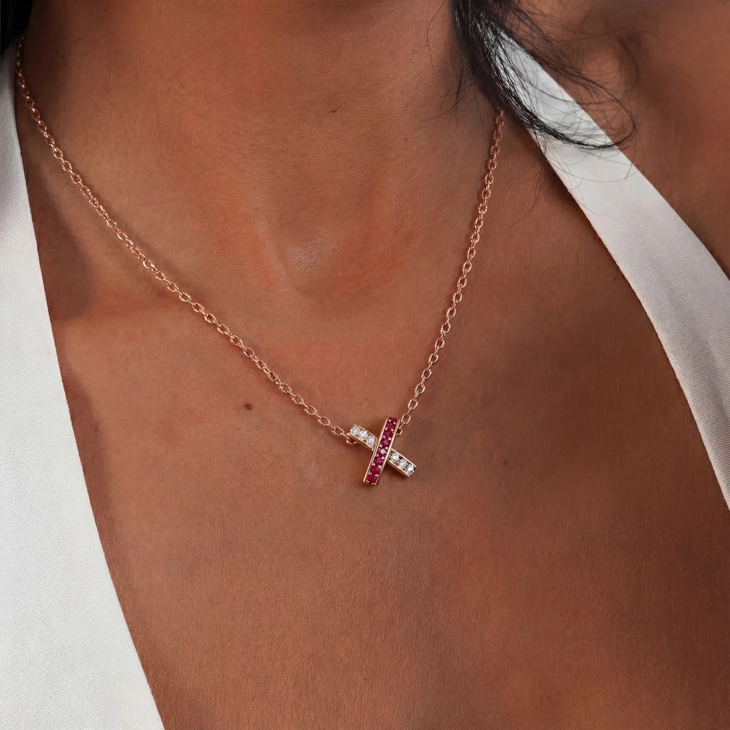 Pendant Necklace - Nexus by Elysia , ultra-light pure titanium for all-day comfort, shower-safe and sweat-proof.