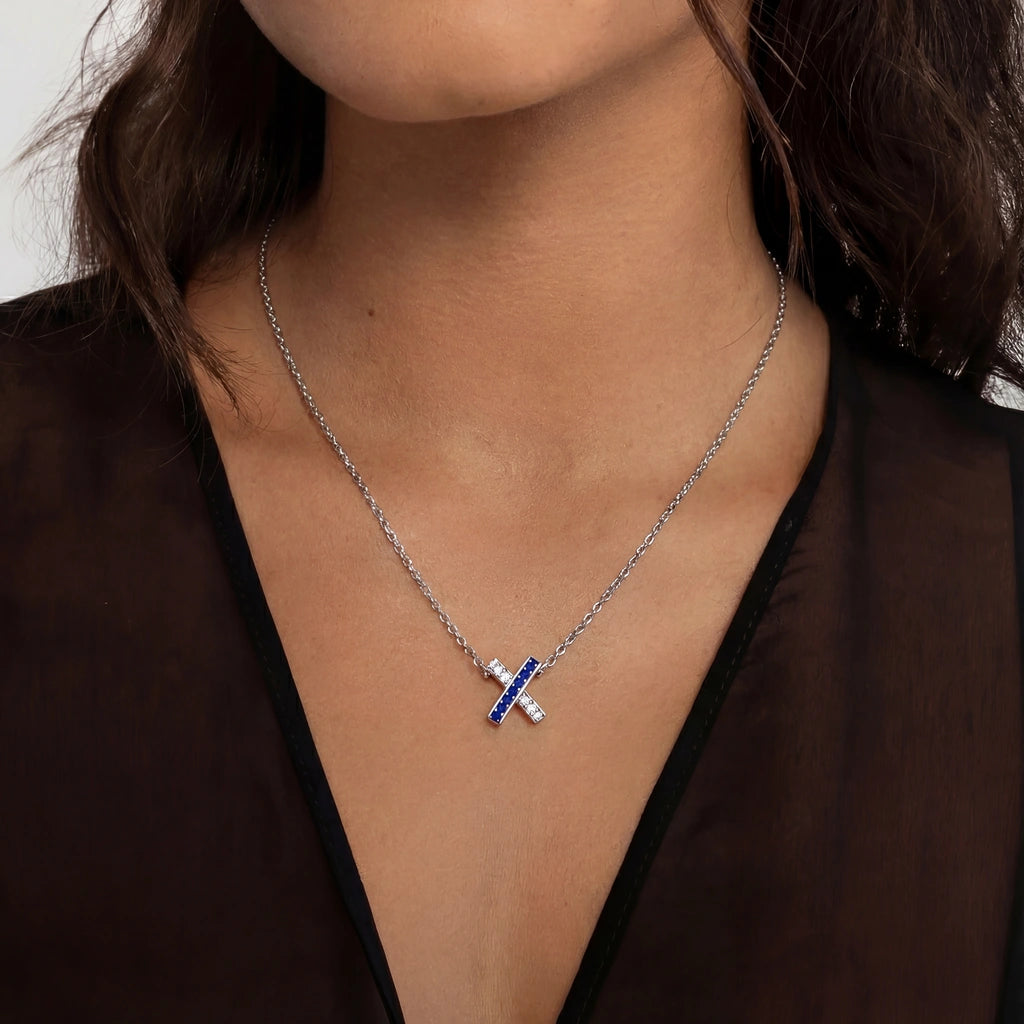Pendant Necklace - Nexus by Elysia , ultra-light pure titanium for all-day comfort, shower-safe and sweat-proof.