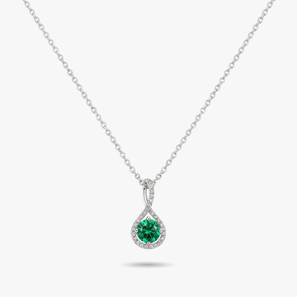 Pendant Necklace - Wave by Elysia , ultra-light pure titanium for all-day comfort, shower-safe and sweat-proof.