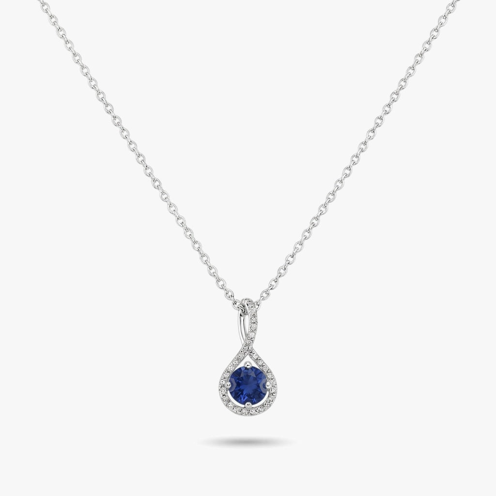 Pendant Necklace - Wave by Elysia , ultra-light pure titanium for all-day comfort, shower-safe and sweat-proof.