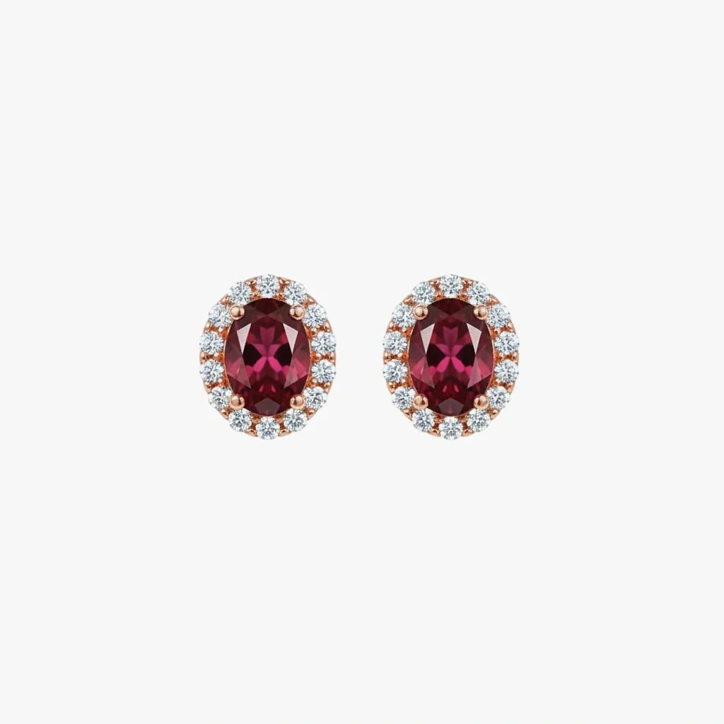 Stud Earrings - Alma by Elysia , ultra-light pure titanium for all-day comfort, shower-safe and sweat-proof.