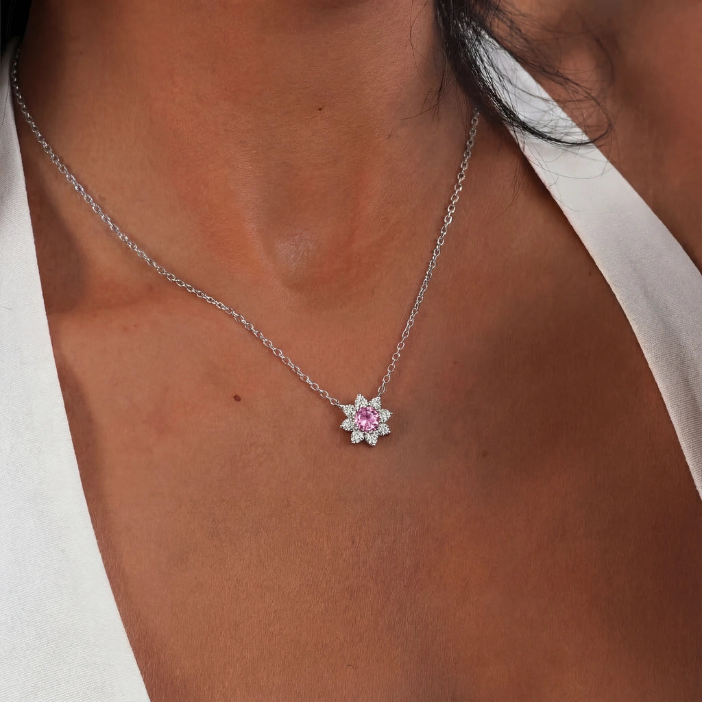 Pendant Necklace - Aurora by Elysia , ultra-light pure titanium for all-day comfort, shower-safe and sweat-proof.