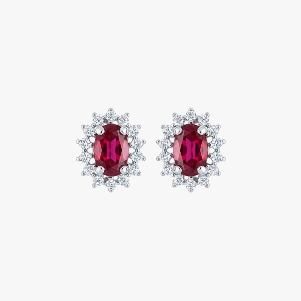 Stud Earrings - Stella by Elysia , ultra-light pure titanium for all-day comfort, shower-safe and sweat-proof.