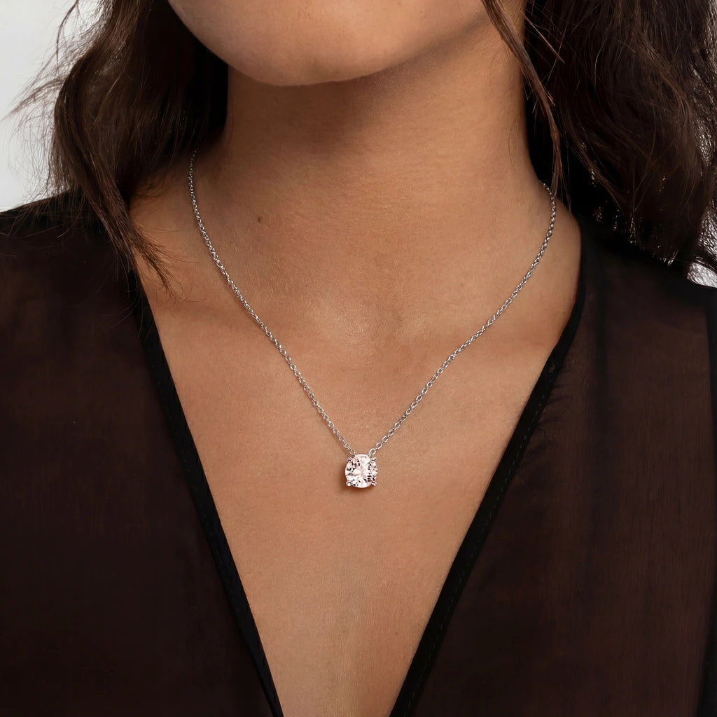 Pendant Necklace - Clara by Elysia , ultra-light pure titanium for all-day comfort, shower-safe and sweat-proof.