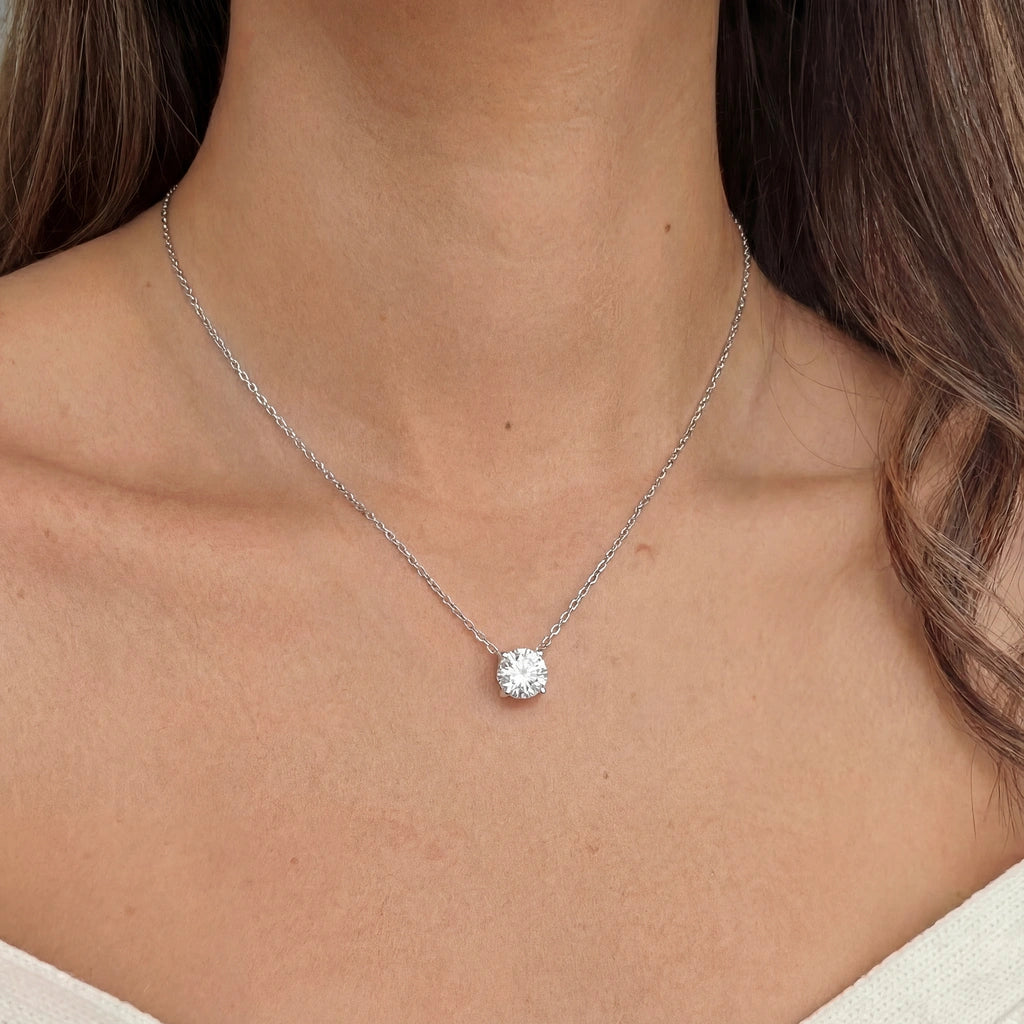 Pendant Necklace - Nova by Elysia , ultra-light pure titanium for all-day comfort, shower-safe and sweat-proof.