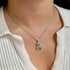 Pendant Necklace - Arcadia by Elysia , ultra-light pure titanium for all-day comfort, shower-safe and sweat-proof.