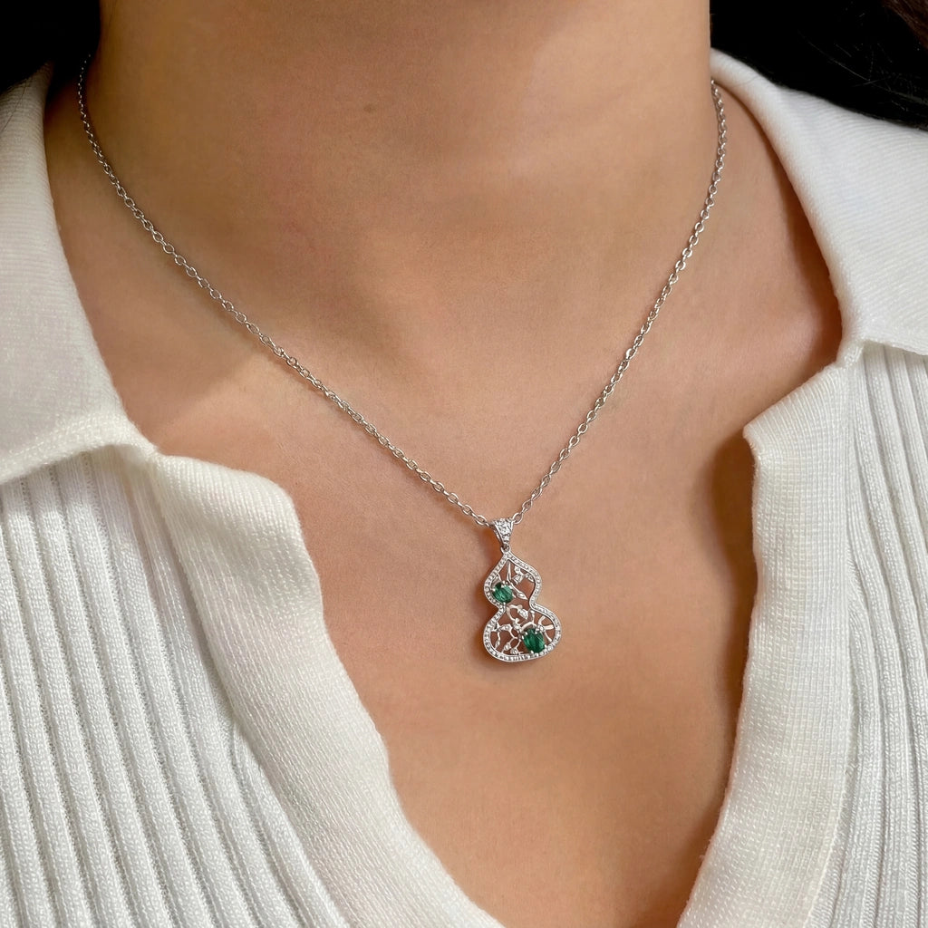 Pendant Necklace - Arcadia by Elysia , ultra-light pure titanium for all-day comfort, shower-safe and sweat-proof.