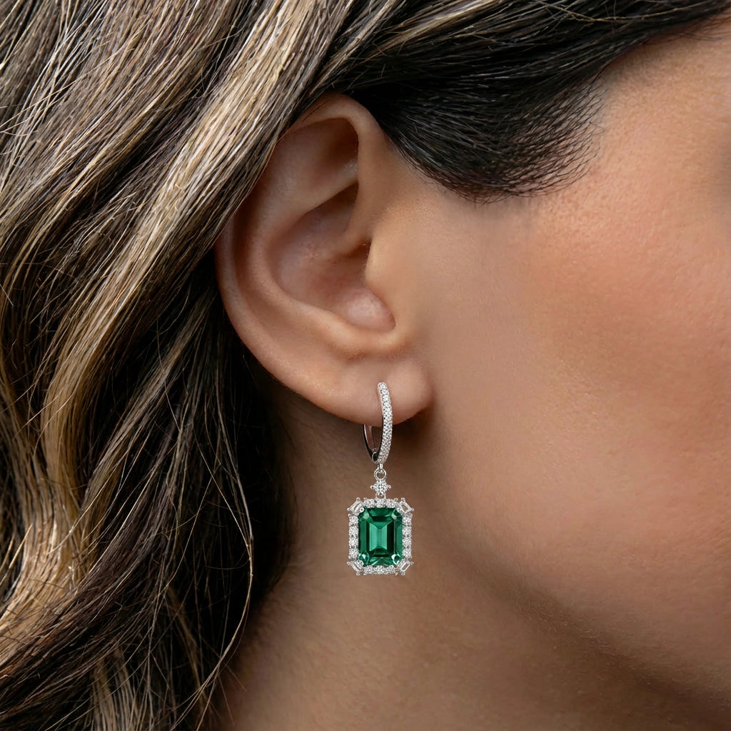 Drop Earrings - Aria by Elysia , ultra-light pure titanium for all-day comfort, shower-safe and sweat-proof.