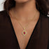 Pendant Necklace - Eden by Elysia , ultra-light pure titanium for all-day comfort, shower-safe and sweat-proof.