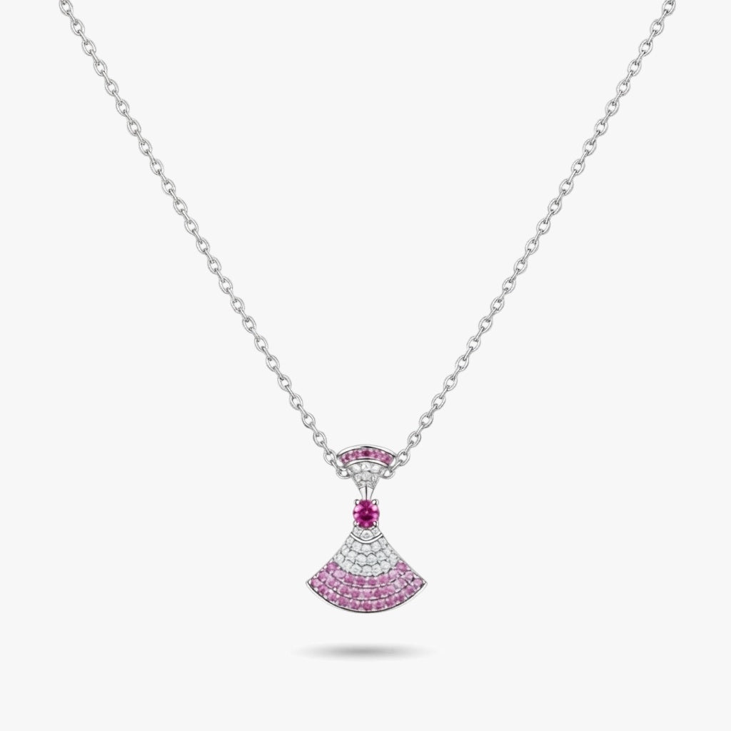 Pendant Necklace - Flame by Elysia , ultra-light pure titanium for all-day comfort, shower-safe and sweat-proof.