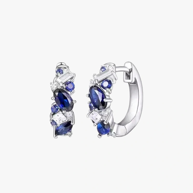 Hoop Earrings - Mosaic by Elysia , ultra-light pure titanium for all-day comfort, shower-safe and sweat-proof.