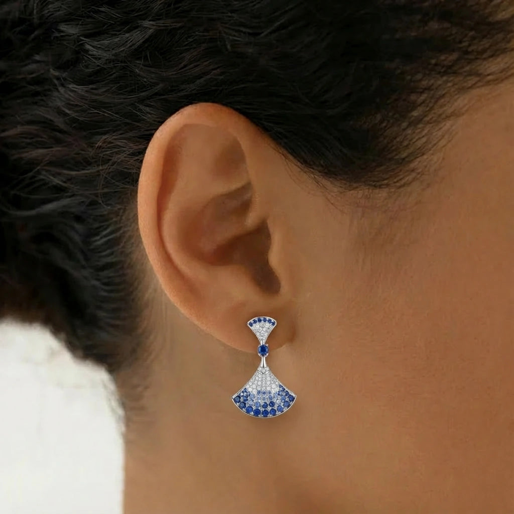 Drop Earrings - Plume by Elysia , ultra-light pure titanium for all-day comfort, shower-safe and sweat-proof.