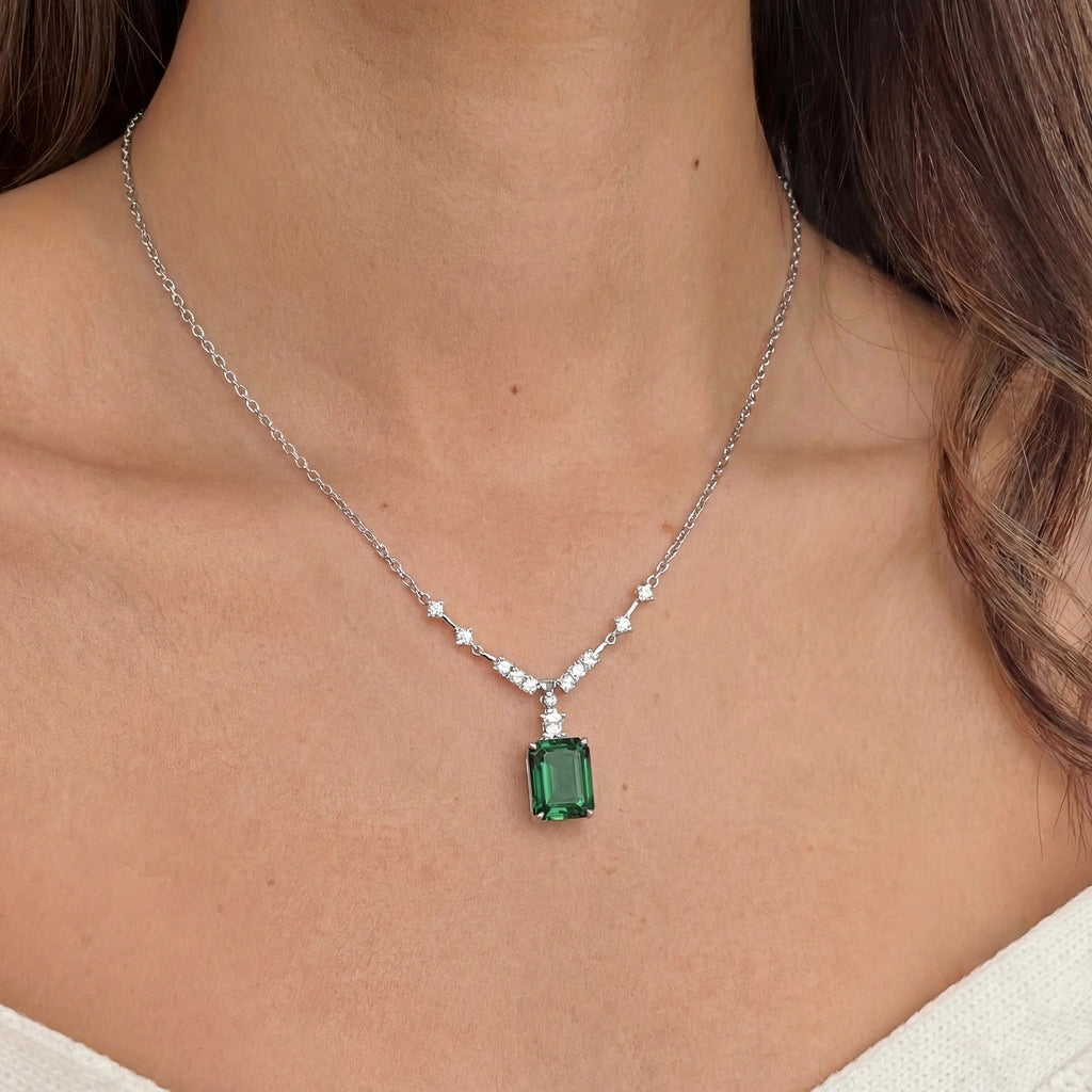 Pendant Necklace - Vector by Elysia , ultra-light pure titanium for all-day comfort, shower-safe and sweat-proof.