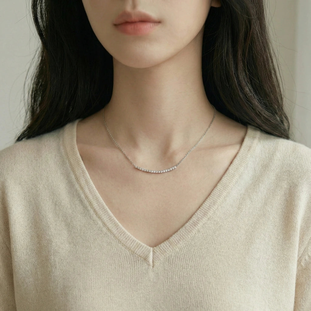 Station Necklace - Arc