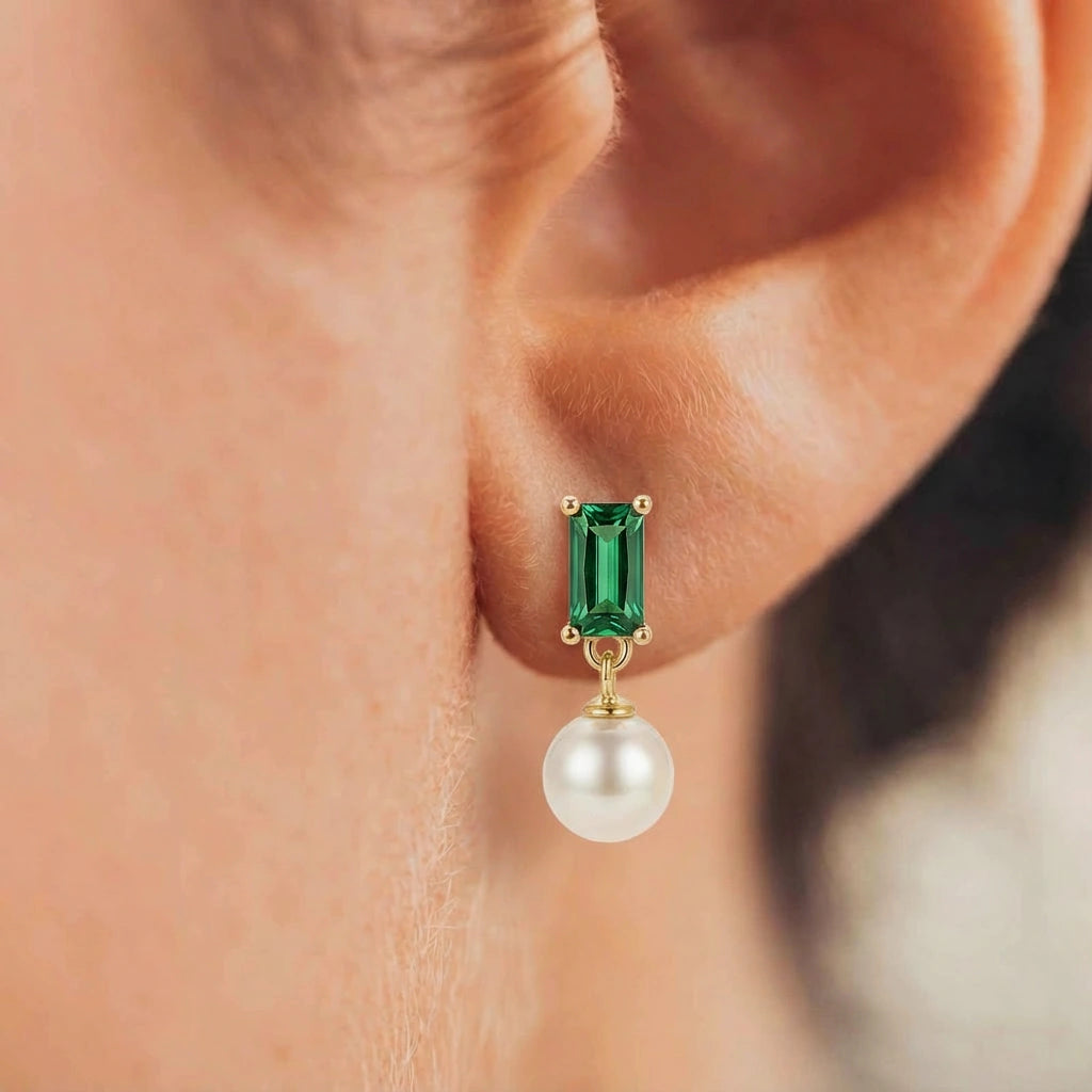 Drop Earrings - Aspen by Elysia , ultra-light pure titanium for all-day comfort, shower-safe and sweat-proof.