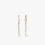 Drop Earrings - Aster by Elysia , ultra-light pure titanium for all-day comfort, shower-safe and sweat-proof.