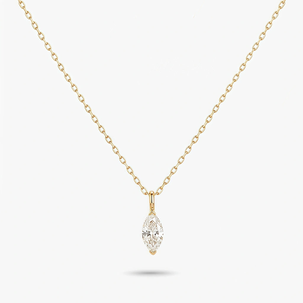 Pendant Necklace - Aster by Elysia , ultra-light pure titanium for all-day comfort, shower-safe and sweat-proof.