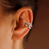 Ear Cuffs - Astral by Elysia , ultra-light pure titanium for all-day comfort, shower-safe and sweat-proof.