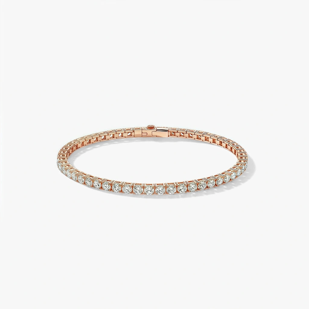 Tennis Bracelet - Aurea by Elysia , ultra-light pure titanium for all-day comfort, shower-safe and sweat-proof.