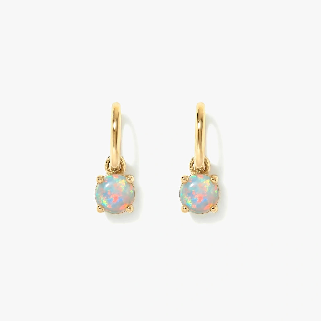 18K Gold-plated Titanium Birthstone Drop Earrings