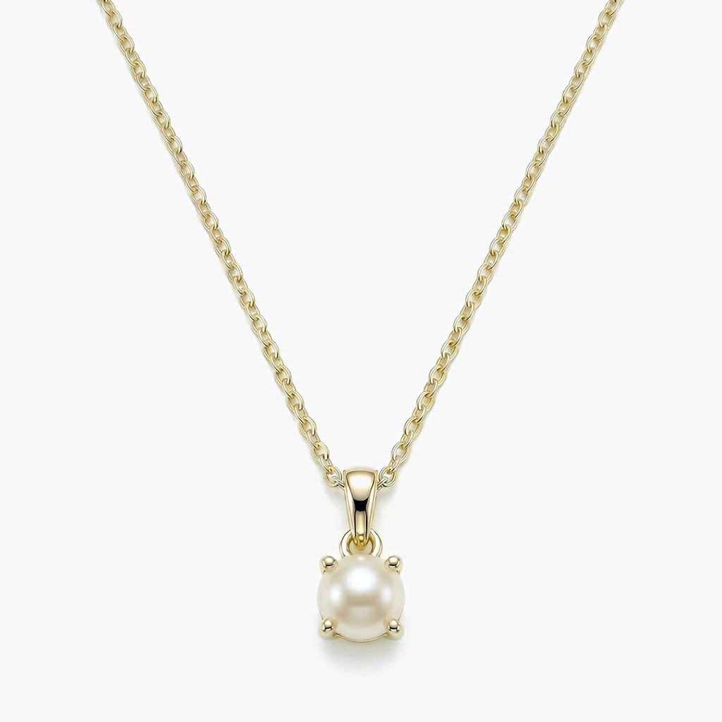 18K Gold-plated Titanium Birthstone Necklace