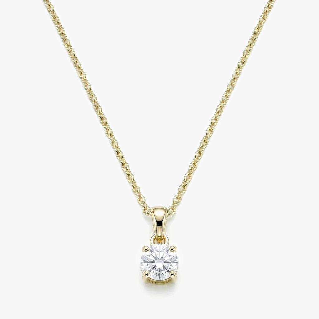 18K Gold-plated Titanium Birthstone Necklace