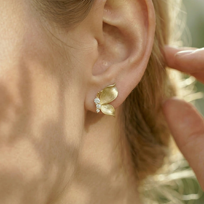 Stud Earrings - Butterfly