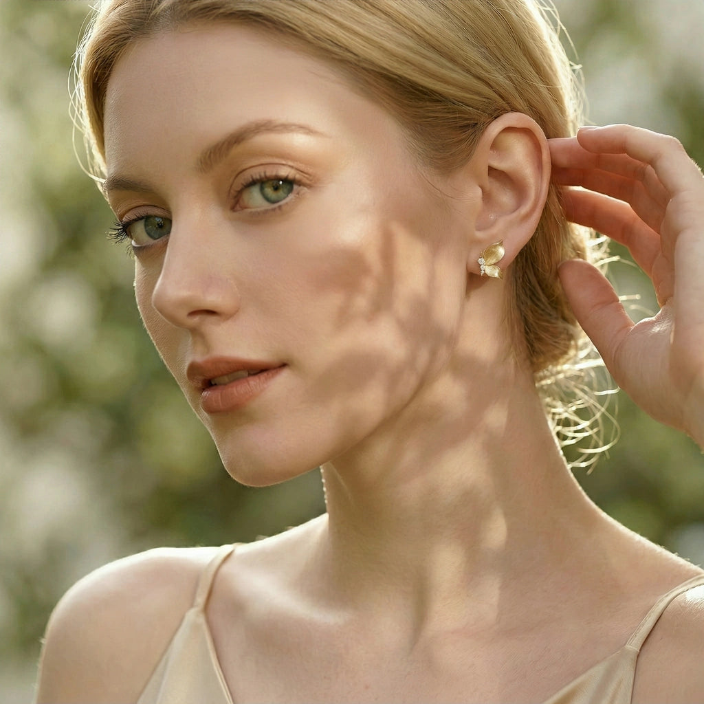 Stud Earrings - Butterfly