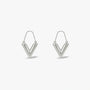 Drop Earrings - Chevron