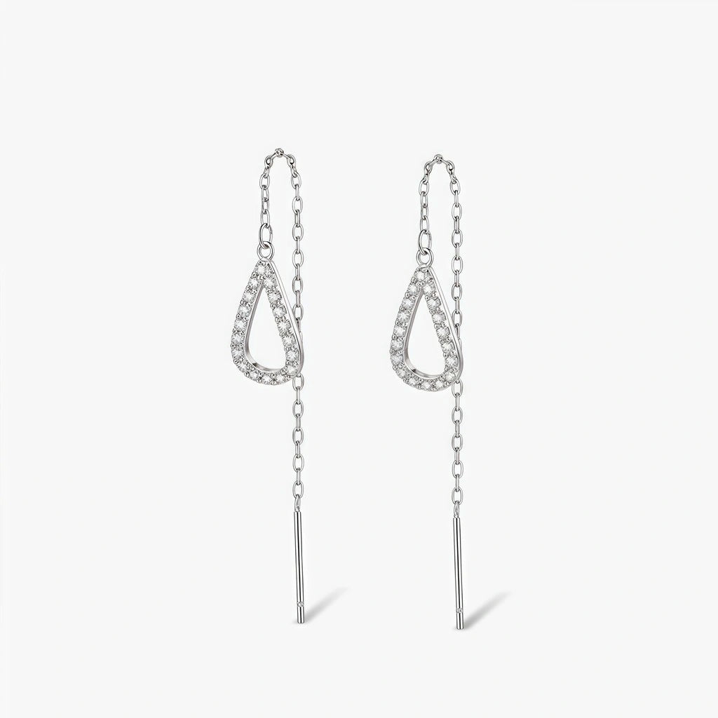 Drop Earrings - Comet by Elysia , ultra-light pure titanium for all-day comfort, shower-safe and sweat-proof.