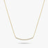 Station Necklace - Crescent by Elysia , ultra-light pure titanium for all-day comfort, shower-safe and sweat-proof.