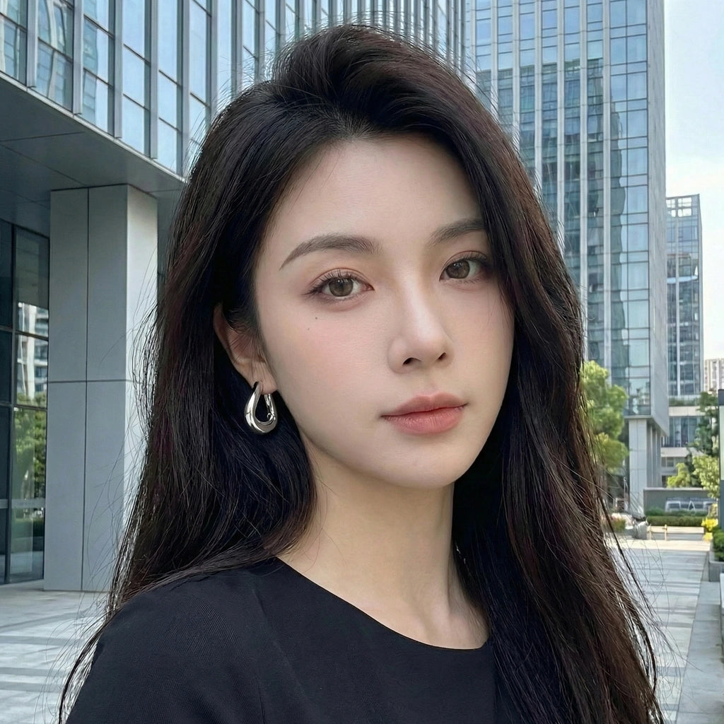 Hoop Earrings - Droplet