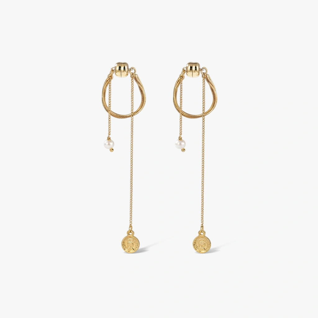 Ear Cuffs - Elara by Elysia , ultra-light pure titanium for all-day comfort, shower-safe and sweat-proof.