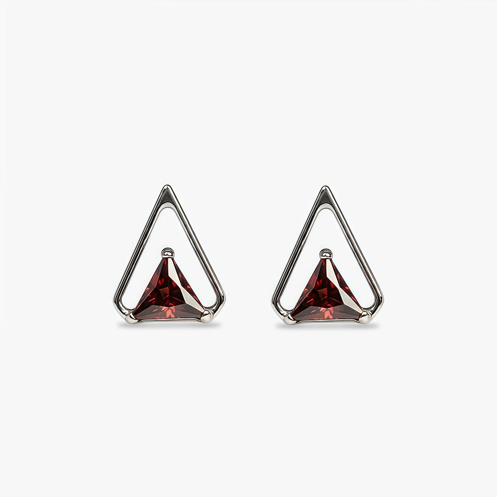 Stud Earrings - Emberly by Elysia , ultra-light pure titanium for all-day comfort, shower-safe and sweat-proof.