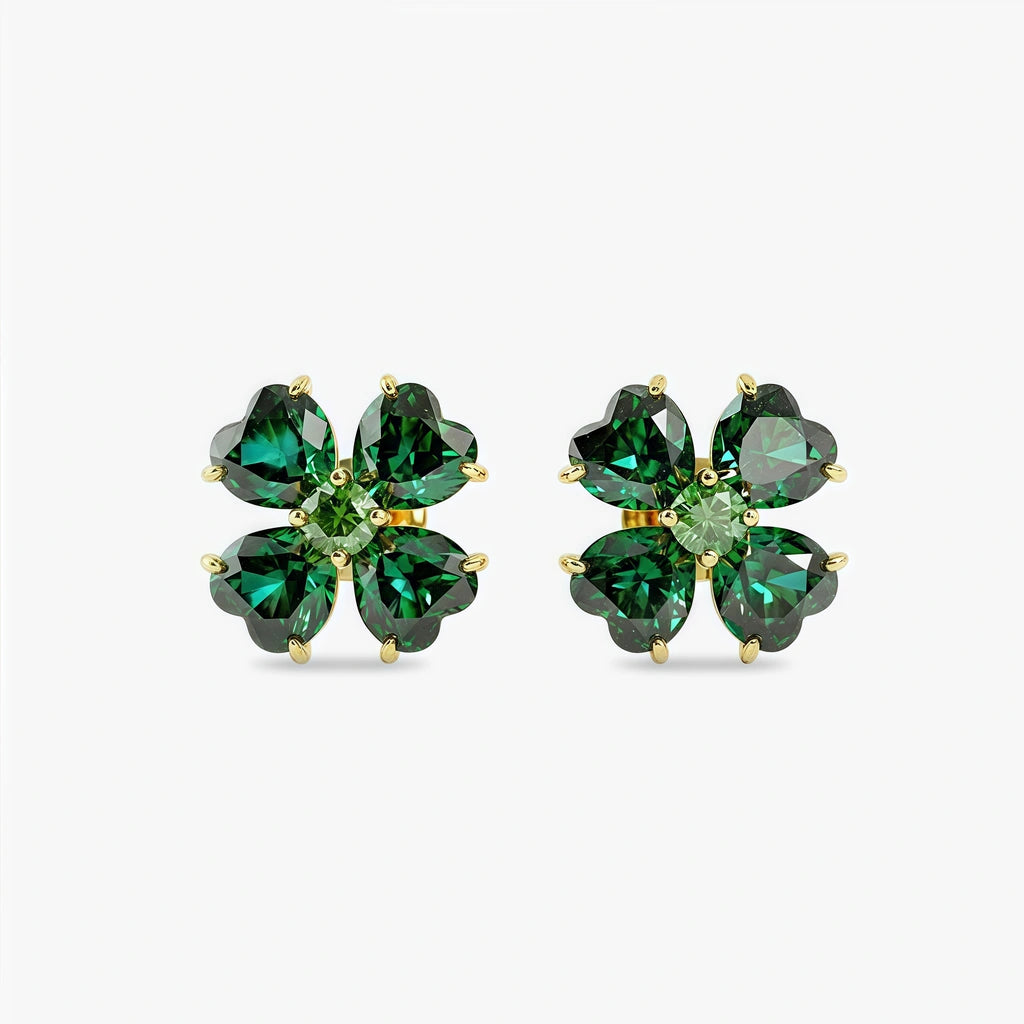 Stud Earrings - Everleaf by Elysia , ultra-light pure titanium for all-day comfort, shower-safe and sweat-proof.