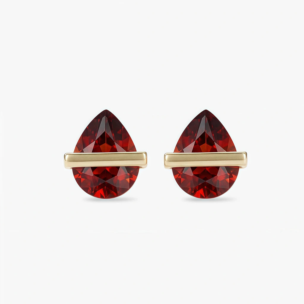 Stud Earrings - Firefall by Elysia , ultra-light pure titanium for all-day comfort, shower-safe and sweat-proof.