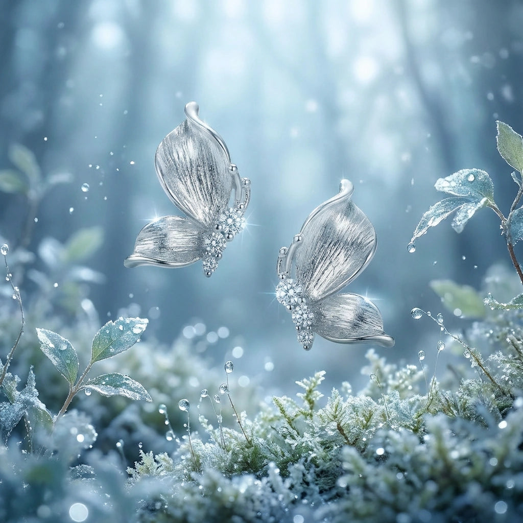 Stud Earrings - Flutter