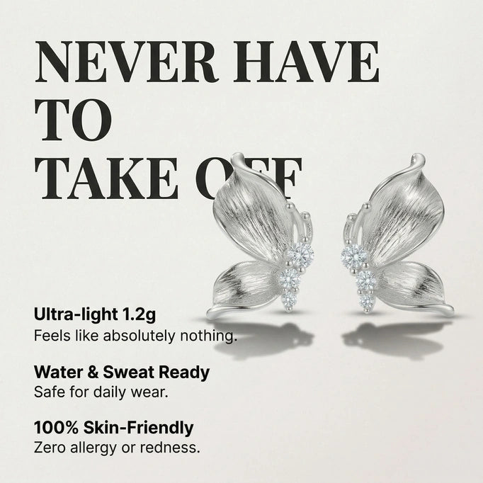 Stud Earrings - Flutter