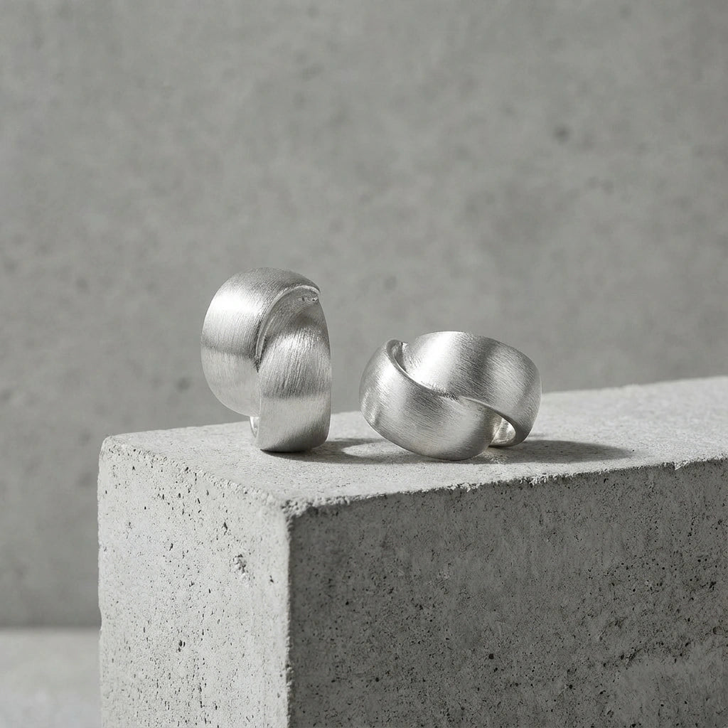 Stud Earrings - Fold