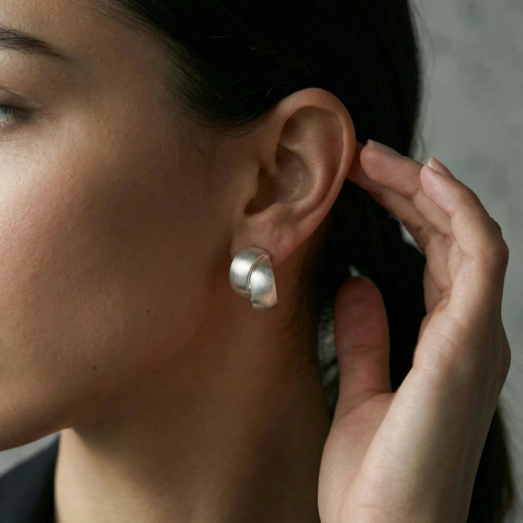 Stud Earrings - Fold