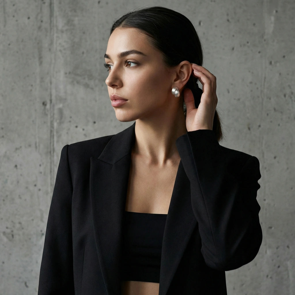 Stud Earrings - Fold