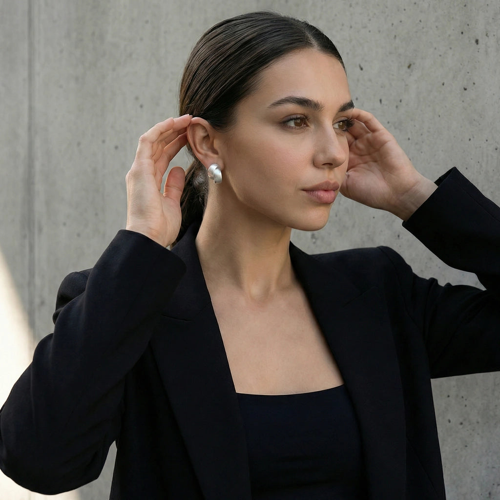 Stud Earrings - Fold