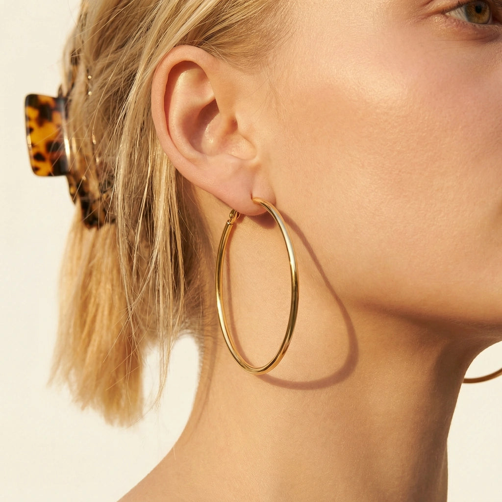 Hoop Earrings - Amberline