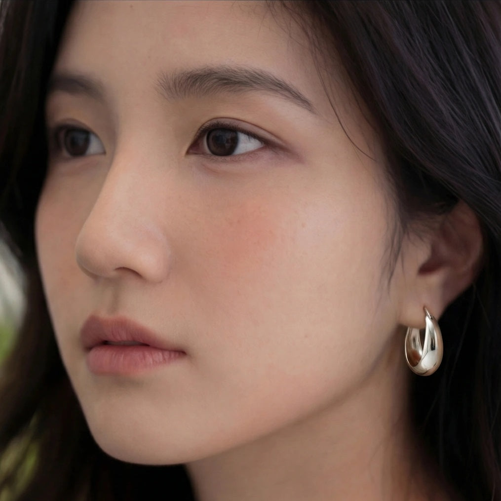 Hoop Earrings - Silverdew