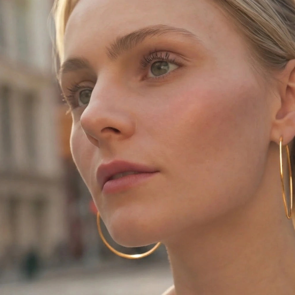 Hoop Earrings - Amberline