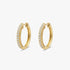 Hoop Earrings - Horizon by Elysia , ultra-light pure titanium for all-day comfort, shower-safe and sweat-proof.