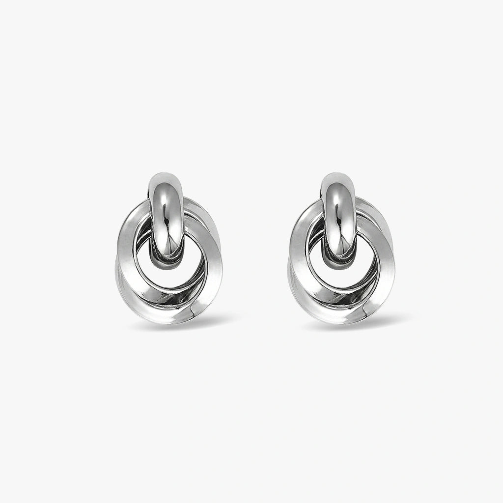 Stud Earrings - Interlock