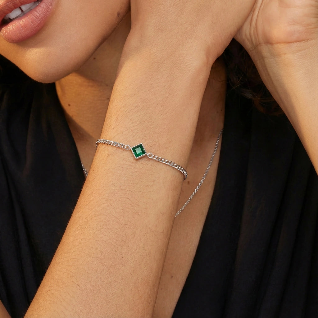 Chain Bracelet - Jade