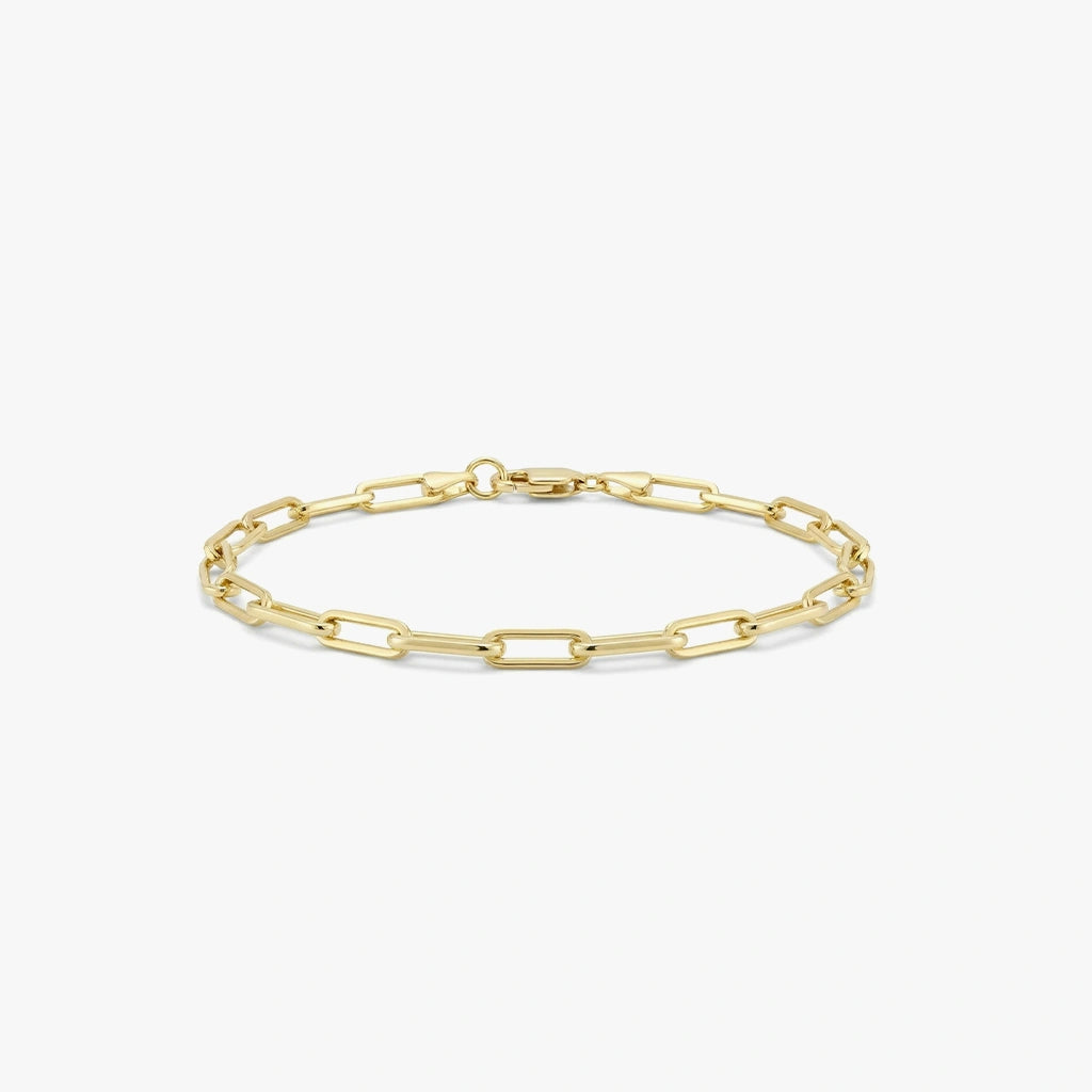 Chain Bracelet - Link by Elysia , ultra-light pure titanium for all-day comfort, shower-safe and sweat-proof.