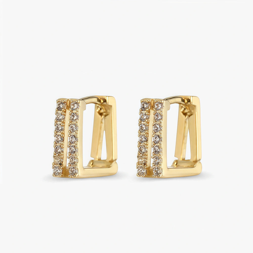 Hoop Earrings - Lucent by Elysia , ultra-light pure titanium for all-day comfort, shower-safe and sweat-proof.